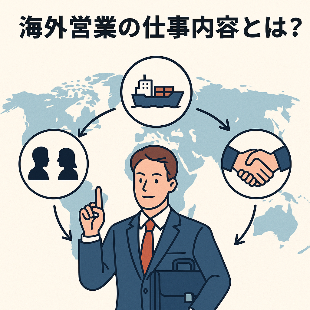 海外営業とは？仕事内容・必要スキル・キャリアパスを徹底ガイド
