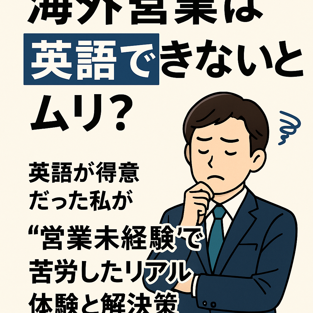 【体験談あり】海外営業に英語力は必要？できない人の突破口