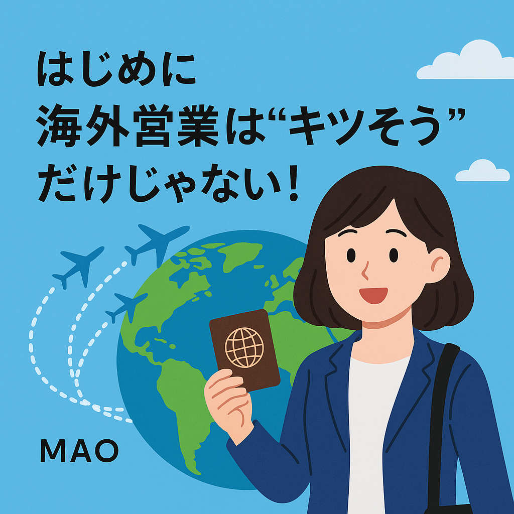海外営業って実はお得？英語力・10カ国出張・スキル習得…転職したくなる5つの理由