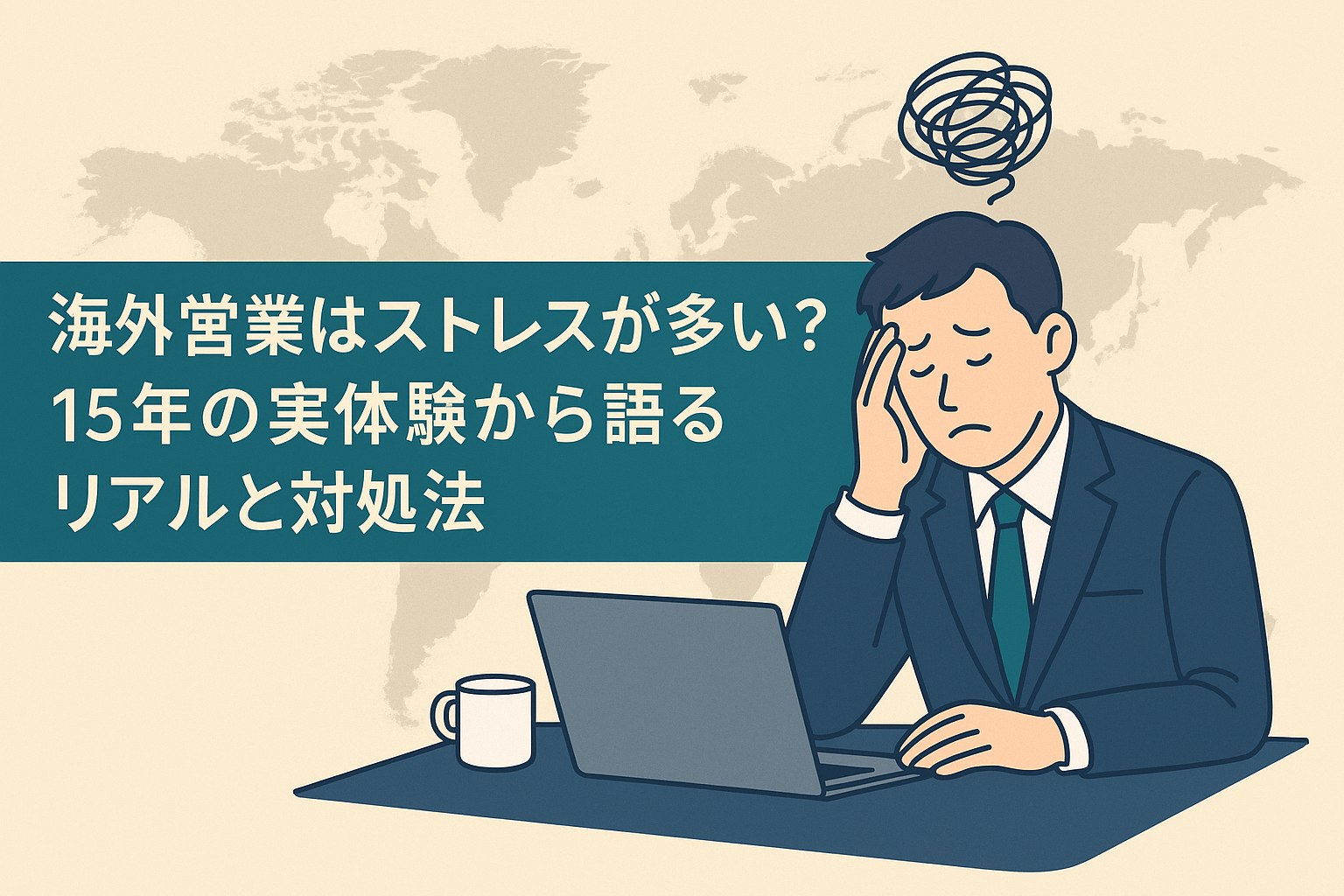 海外営業はストレスが多い？6年の実体験から語るリアルと対処法