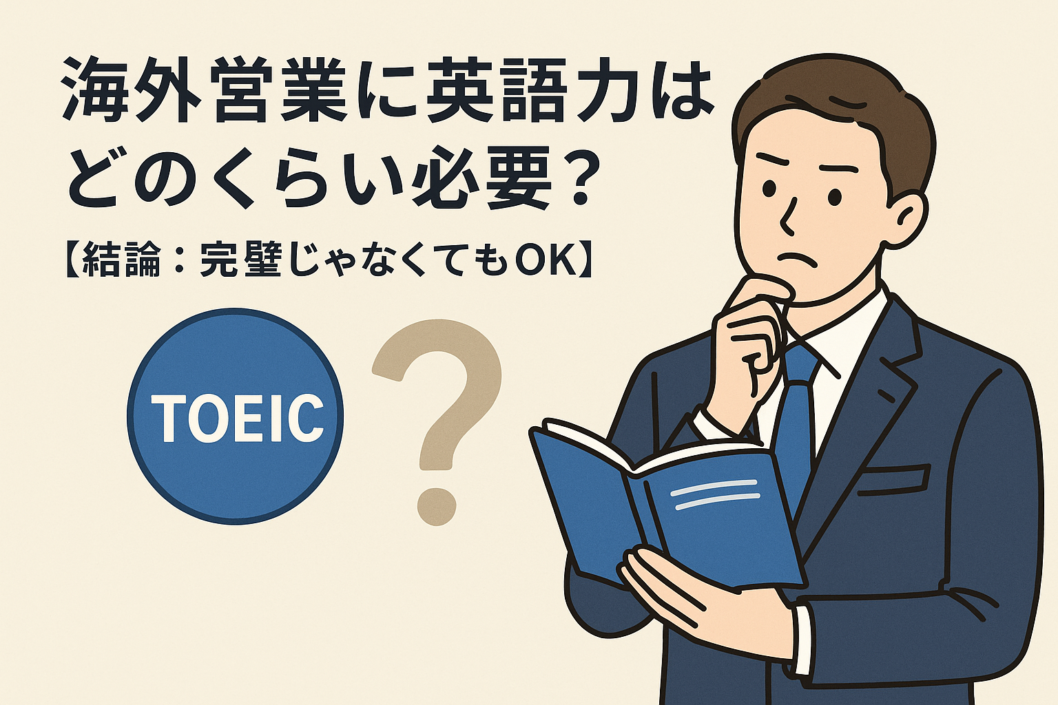海外営業に必要な英語力とは？TOEIC・実務レベル・勉強法を解説